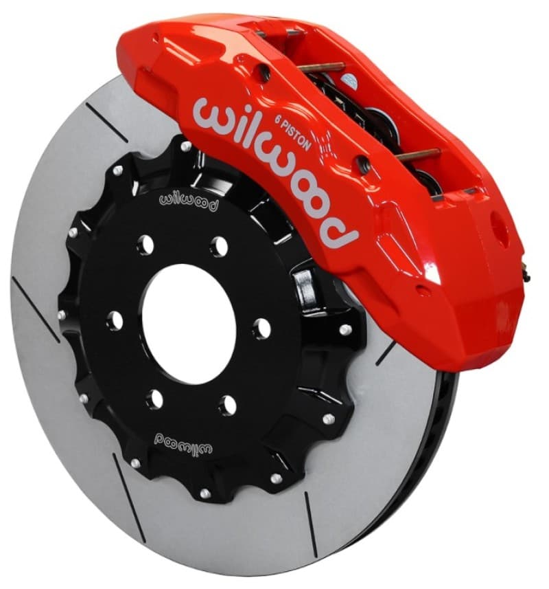 Wilwood TX6R Front Brake Kit for 10-14 Ford F150 Raptor 15.50in Rotor Red