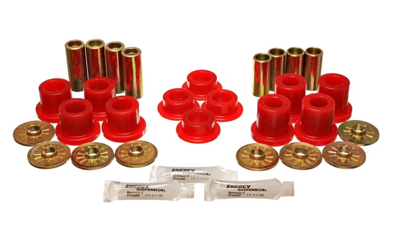 Energy Suspension Control Arm Bushings Hyper-Flex Polyurethane Front & Rear - Image 5