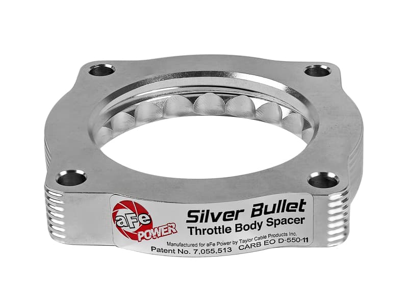 aFe Silver Bullet Throttle Body Spacer for Improved Airflow T-6061 Billet Alu... - Image 3
