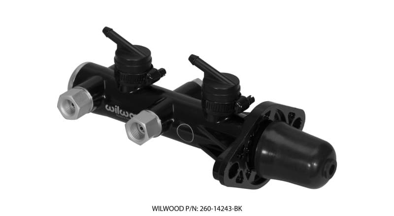 Wilwood Remote Tandem Master Cylinder 1.00" or 1.125" Bore for Domestic Cars - Image 3