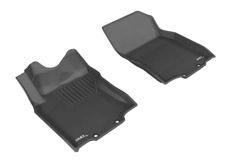 3D MAXpider Kagu Front Floor Mats for Chevy C6 Black