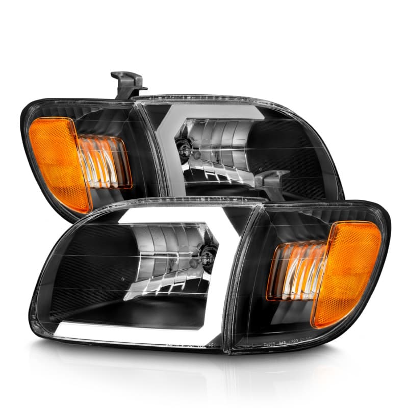 ANZO Crystal Headlights for Chevy C6 Clear Lens Replacement Pair - Image 3
