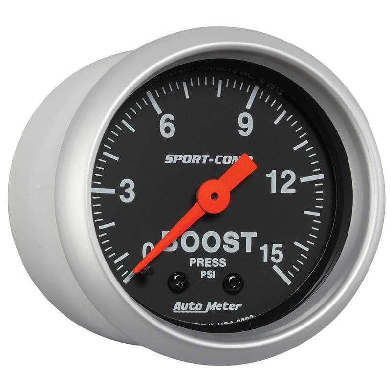AutoMeter Mechanical Boost Gauge 1/8" NPT Pressure Connection - Image 4