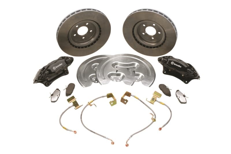 Ford Racing Brake Upgrade Kit for Mustang GT 14in 4-Piston Brembo Calipers - Image 2