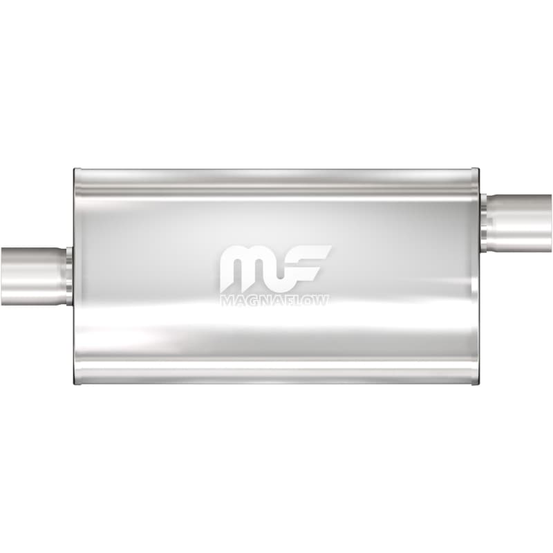 Magnaflow 5x11in Oval Straight-Through Stainless Steel Muffler Universal 3in - Image 2