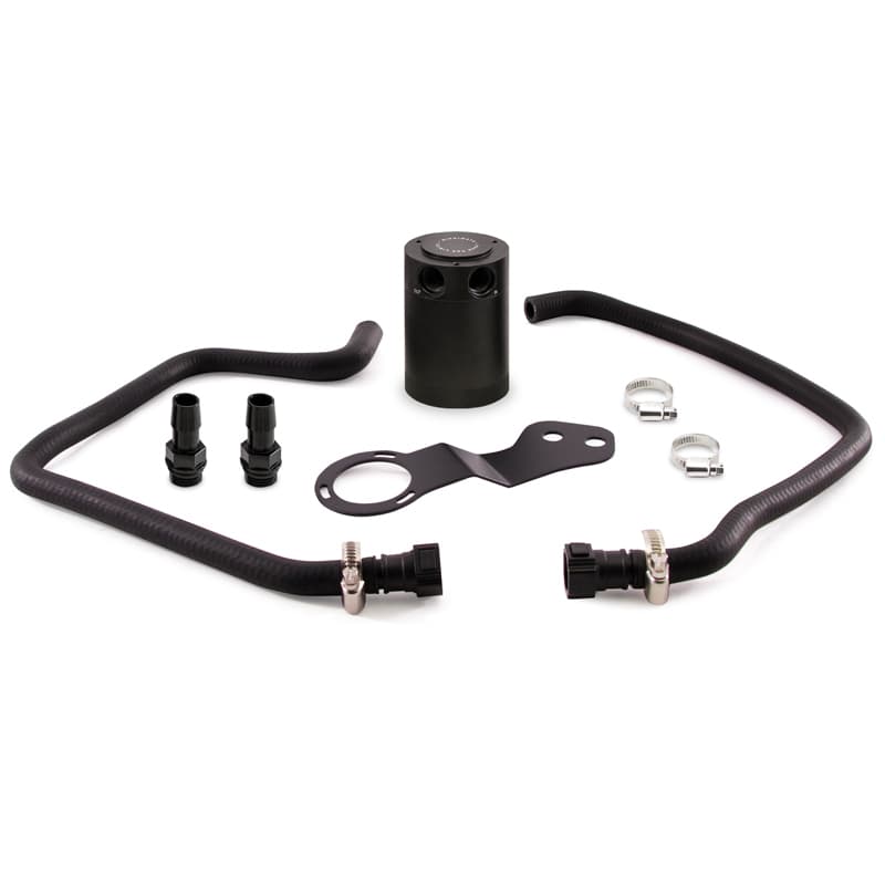 Mishimoto Baffled Oil Catch Can for Camaro SS LT1 6.2L with 50 Micron Filter