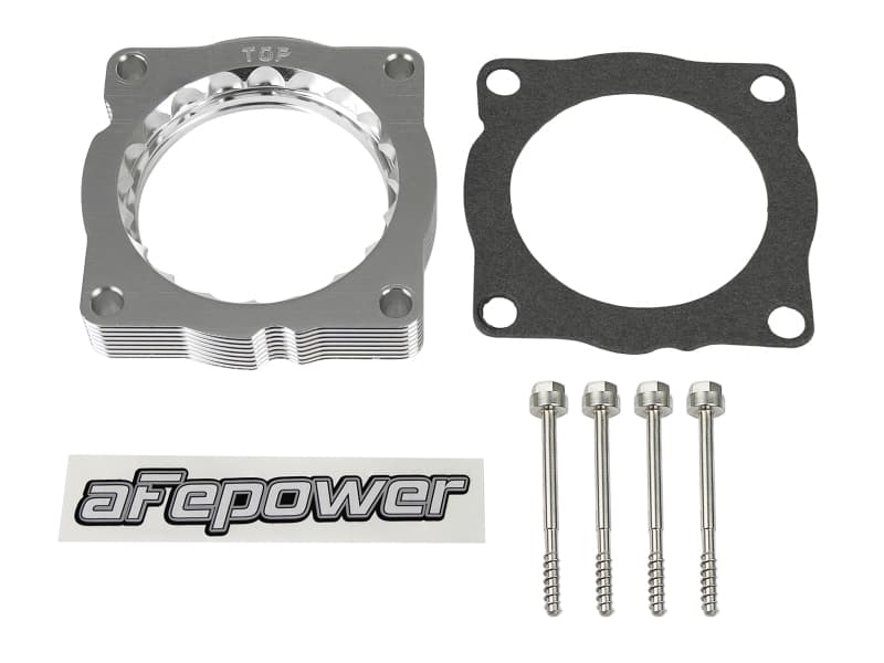 aFe Silver Bullet Throttle Body Spacer for Increased Airflow T-6061 Billet Al...