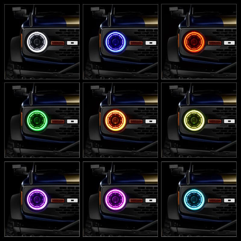 ORACLE Lighting Oculus Bi-LED Headlights ColorSHIFT RGB+W 5200 Lumens - Image 5
