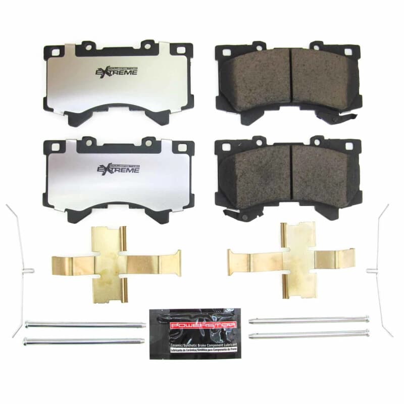 PowerStop Z36 Ceramic Brake Pads for Trucks & SUVs Low-Dust Carbon-Fiber Comp...