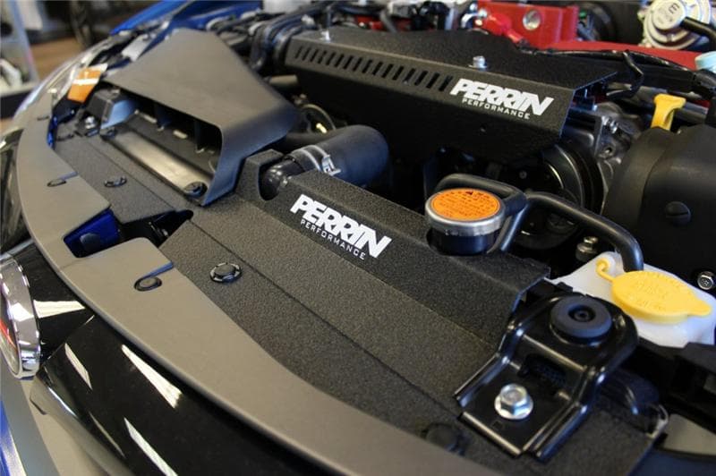 Perrin Performance Radiator Shroud for 08-14 Subaru WRX & STI Black - Image 4