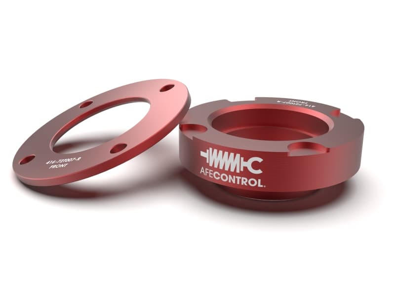 aFe Leveling Kit for Trucks 6061 Billet Aluminum 2.5-Inch Front Lift 1-Inch Rear - Image 4