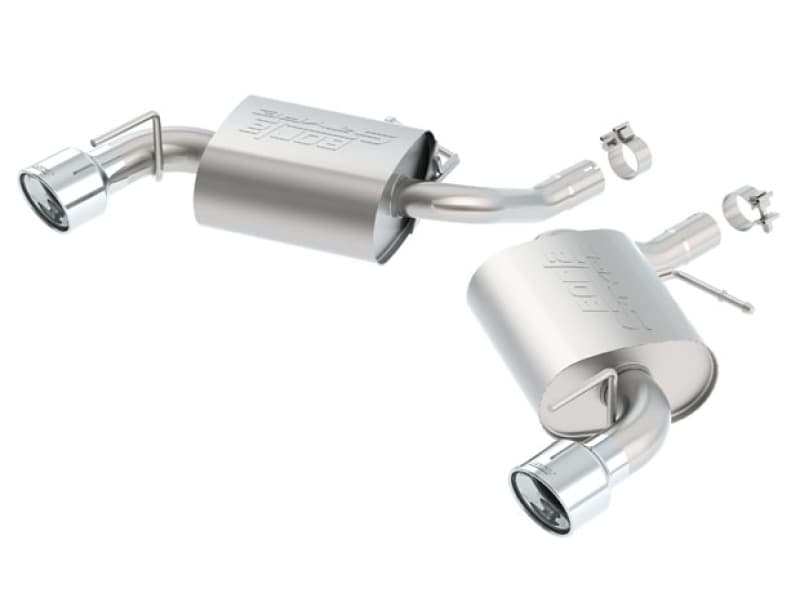 Borla Axle-Back Exhaust System for Chevy C6 Polished T-304 Stainless Steel Tips - Image 3