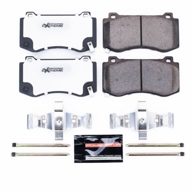 PowerStop Z26 Ceramic Brake Pads for Muscle Cars Low-Dust Carbon-Fiber Compound