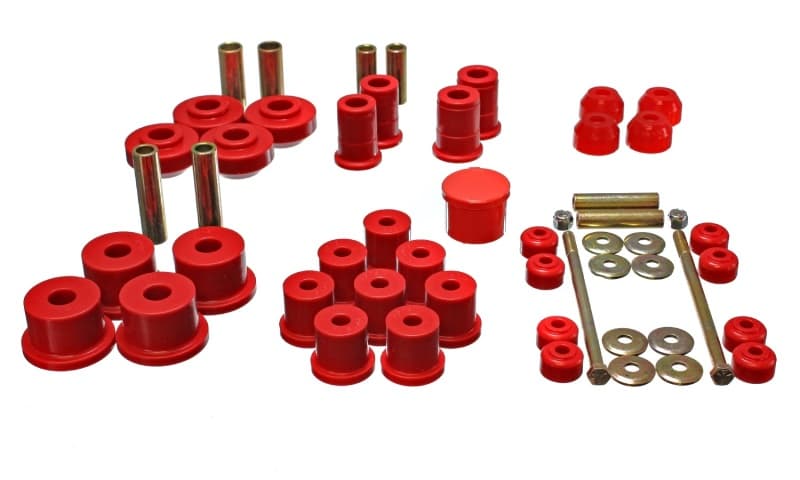 Energy Suspension Hyper-Flex Polyurethane Sets Red