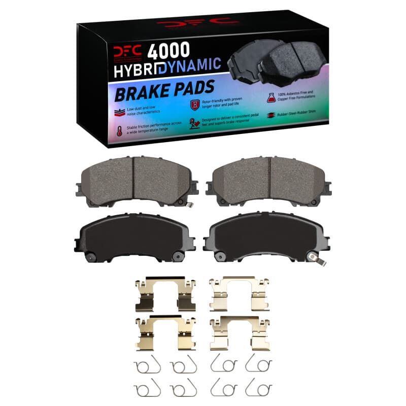 DFC 4000 HybriDynamic Brake Pads Consistent Pedal Feel Low Dust Low Noise