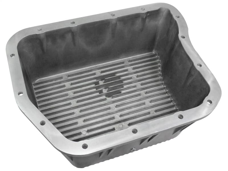 aFe POWER Transmission Pan for Trucks Deep Capacity Aluminum with Cooling Fins - Image 3