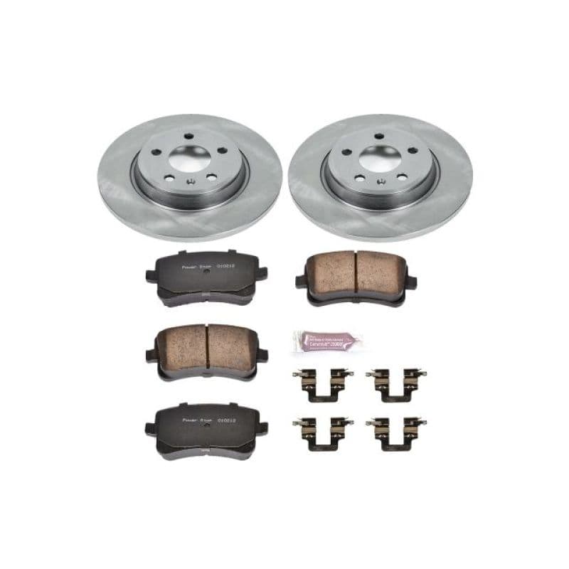 PowerStop Autospecialty Brake Kit with Z17 Ceramic Pads and Rotors