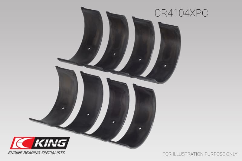 King Engine Bearings Rod Bearings for Audi/VW 83-03 1.6L/1.8L/2.0L Performanc... - Image 3