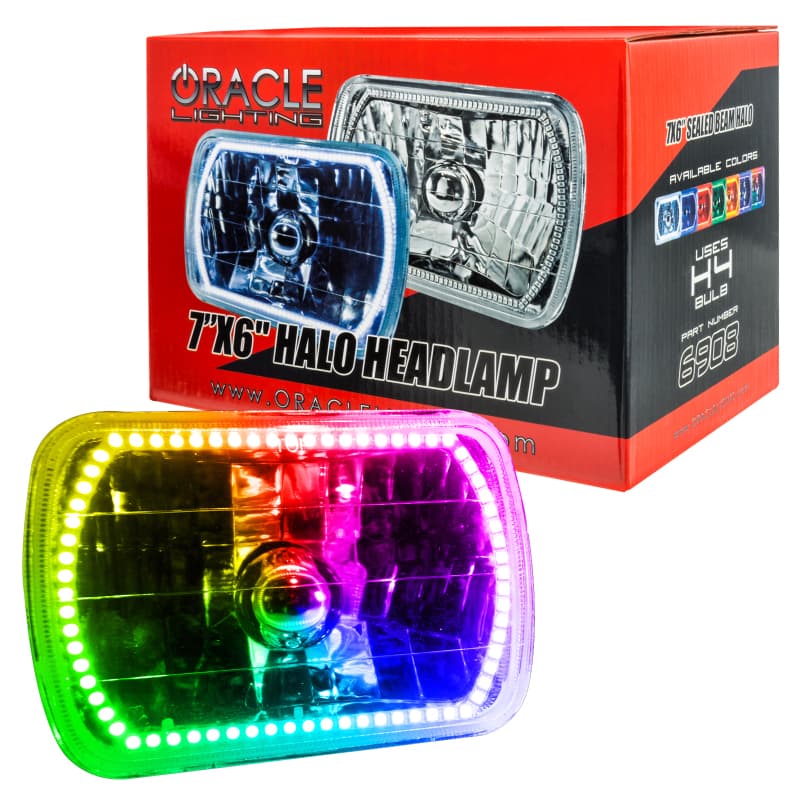 ORACLE Lighting Halo Headlight Assembly for Classic Cars with Sealed-Beam LEDs - Image 2
