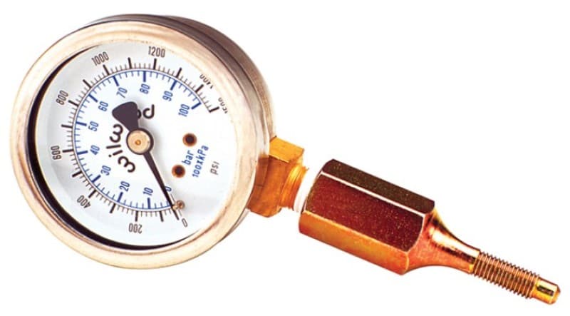 Wilwood Brake Line Pressure Gauge 2" Diameter 0-1500 PSI Accurate