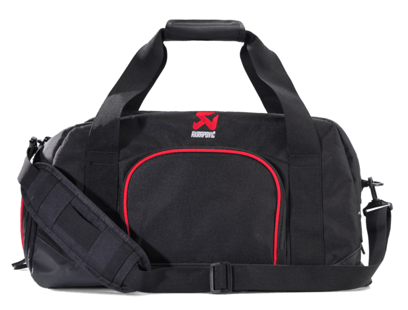 Akrapovic Duffel Bag Ogio Black with Red Details