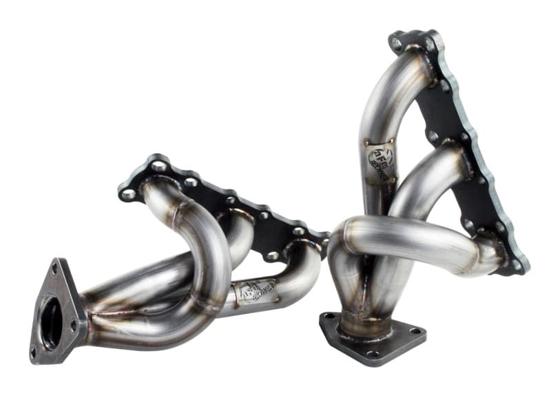 aFe Twisted Steel Performance Header for Chevy C6 14-Gauge 409 Stainless - Image 2