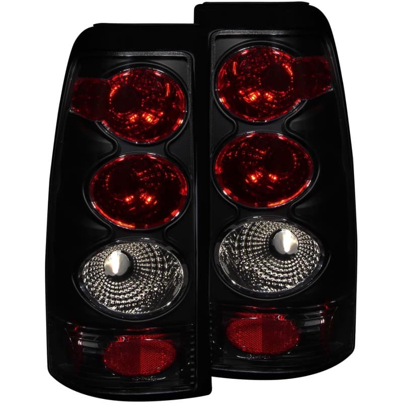 ANZO Tail Light Assembly for Chevy Silverado Dark Smoke Lens Pair