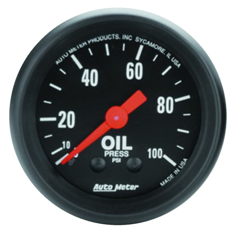 AutoMeter Mechanical Oil Pressure Gauge 1/8" NPT Connection