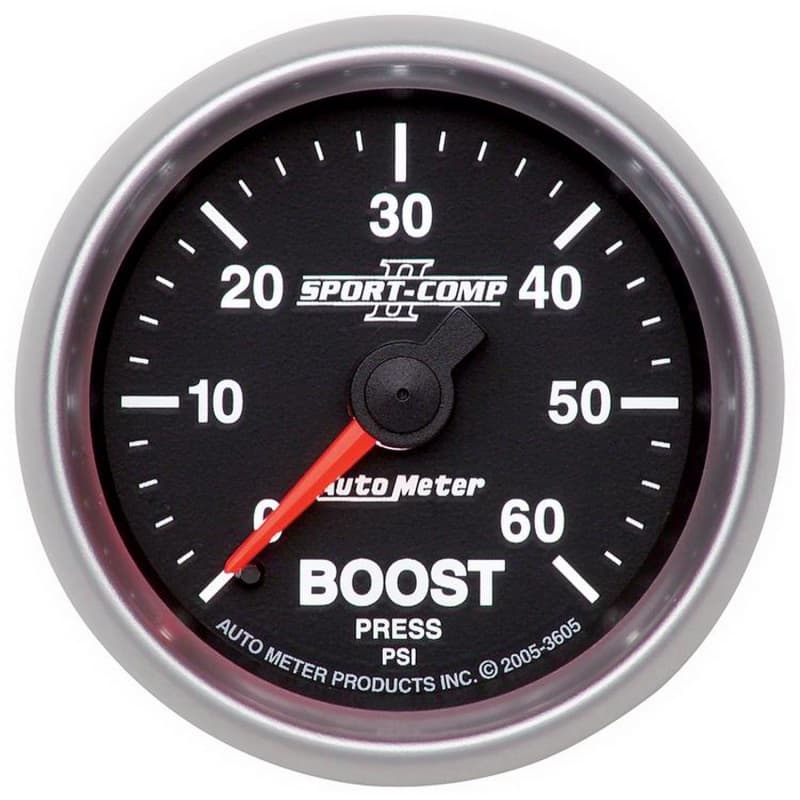 AutoMeter Mechanical Boost Gauge 1/8" NPT Pressure Connection - Image 2