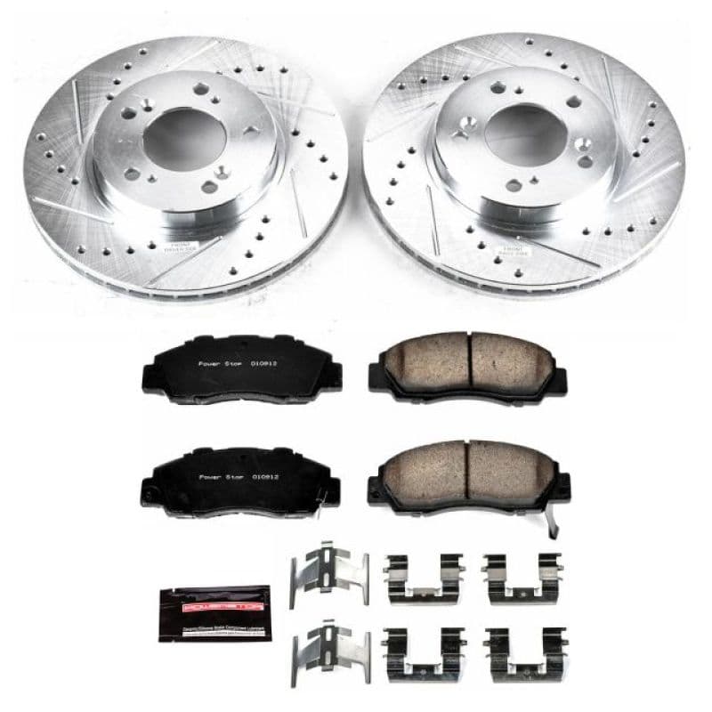 PowerStop Z23 Evolution Sport Brake Kit for Daily Driver Carbon-Fiber Ceramic...