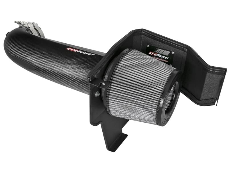 aFe Track Series Intake System with Heat Shield for Chevy C6 - Powder-Coated ...