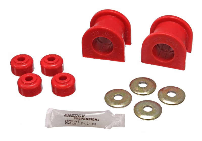 Energy Suspension Sway Bar Bushings Hyper-Flex Polyurethane Red - Image 3