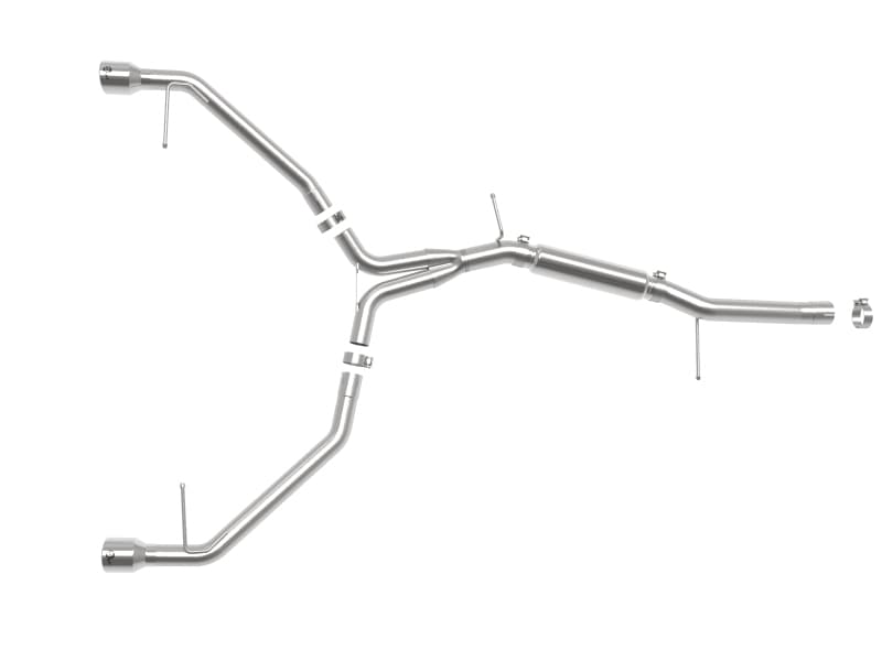 aFe MACH Force-Xp Exhaust Axle Back Stainless Steel Mandrel-Bent - Image 5