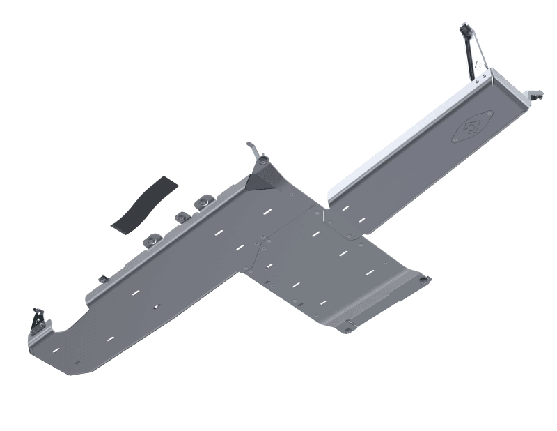 Artec Industries Belly Pan for 18-25 Jeep Wrangler JL Sahara 4-Door Aluminum