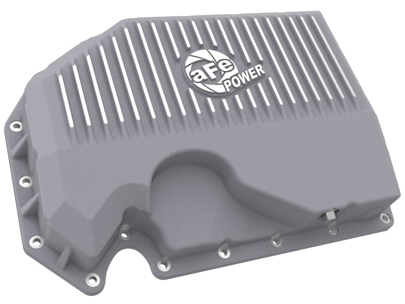 aFe Oil Pan Increased Capacity with Cooling Fins and Magnetic Drain Plug - Image 3