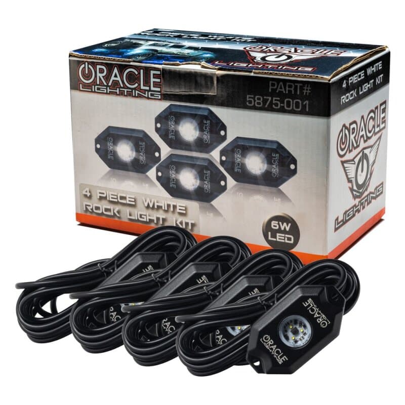 ORACLE Lighting LED Rock Lights for Trucks & Jeeps 2400 Lumens White