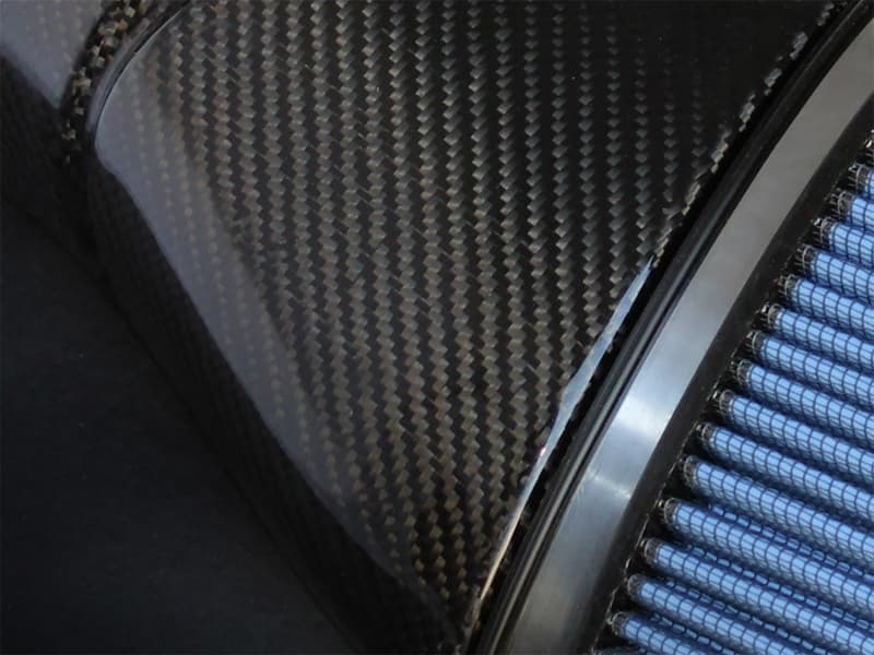 aFe Black Series Stage-2 Carbon Fiber Cold Air Intake with Heat Shield - Image 5
