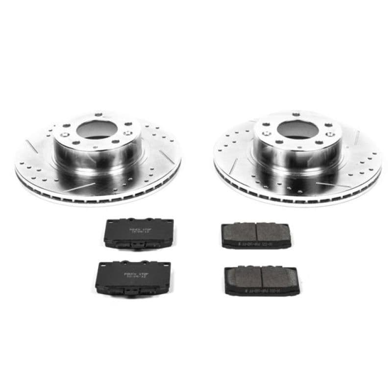 PowerStop Z23 Evolution Brake Kit for Daily Driver with Carbon-Fiber Ceramic ...