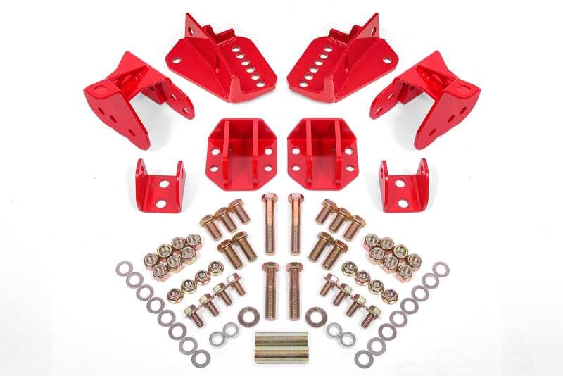 BMR Suspension Coilover Conversion Mounts for 1964-1972 GM A-Body CNC Steel P...