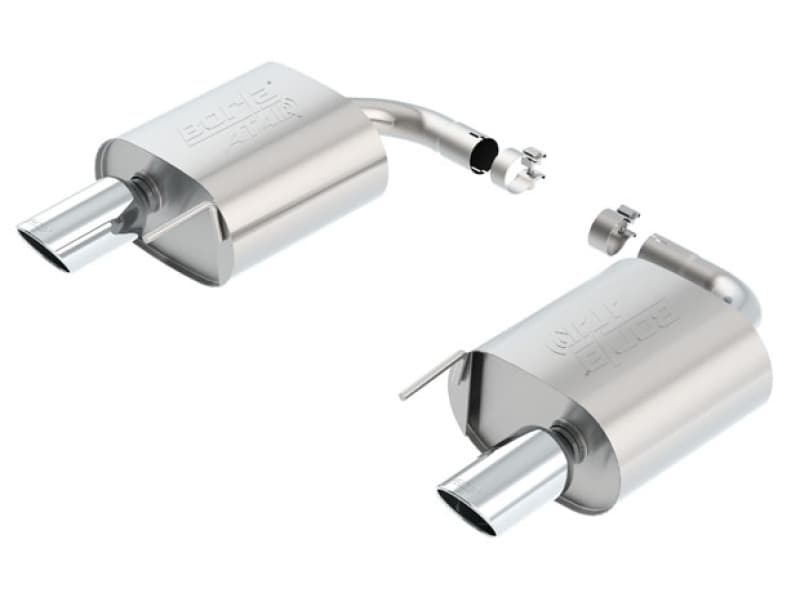 Borla Axle Back Kit for Convertible T-304 Stainless Steel Chrome Tips