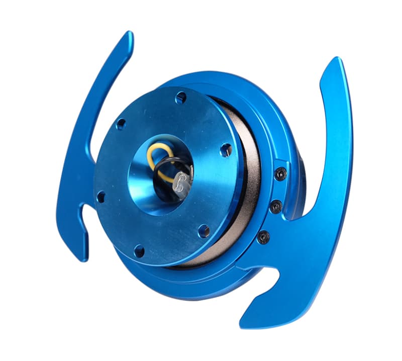 NRG Quick Release Kit Gen 4.0 Blue Body Blue Ring with Handles - Image 4