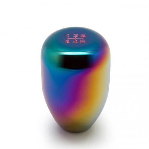 BLOX Racing 5-Speed Billet Shift Knob 10x1.5mm NEO Chrome