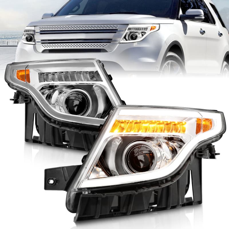 ANZO LED Projector Headlights for Chevy C6 111576