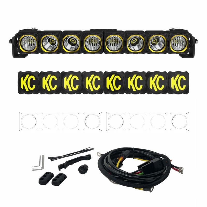 KC HiLiTES FLEX ERA LED Light Bar Flexible Design Combo/Spot Lenses