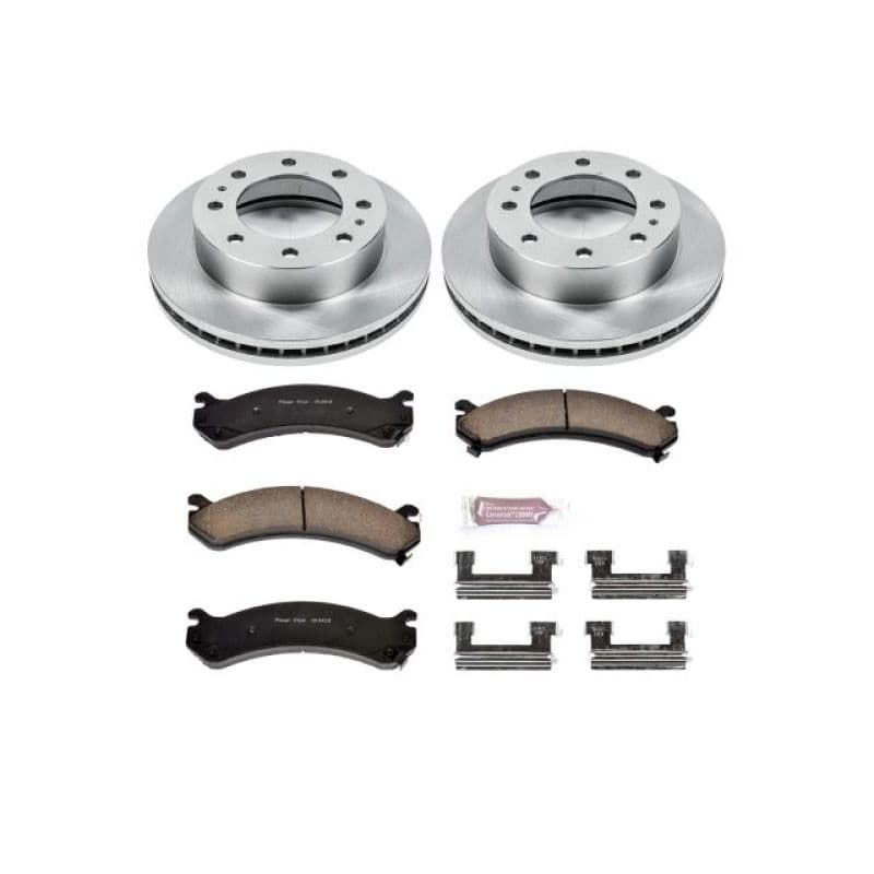 PowerStop Z17 Stock Replacement Brake Kit with Ceramic Pads and Autospecialty...