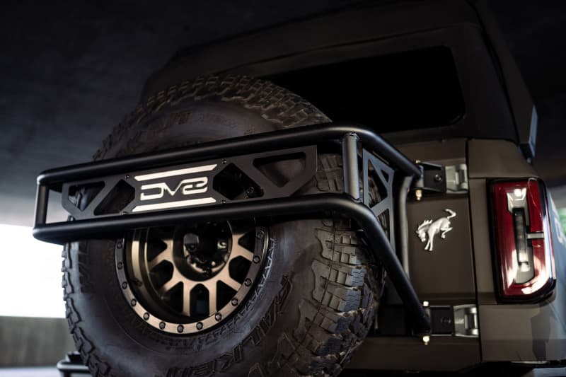 DV8 Offroad Bronco Spare Tire Guard for Tailgate Reinforcement and Gear Mount - Image 5