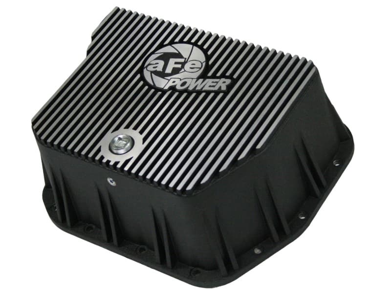 aFe POWER Pro Series Transmission Pan for Trucks Deep Capacity Aluminum with ...