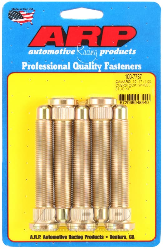 ARP Wheel Stud Kit for Chevrolet Camaro 10-17 M14 1in Over Stock Length