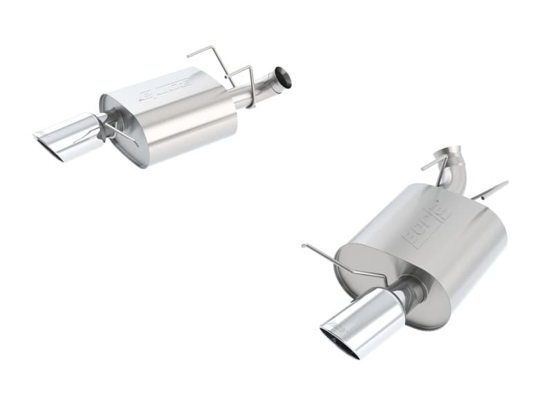 Borla Axle Back Exhaust for Chevy C6 T-304 Stainless Steel Chrome Tips