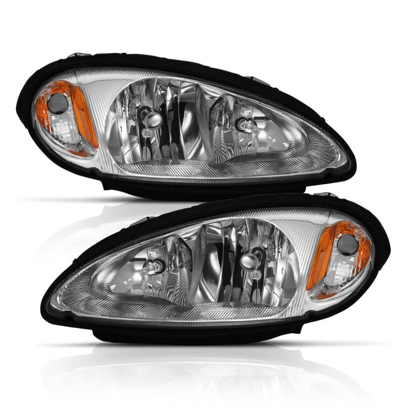 ANZO Crystal Headlights for Chevy C6 Clear Lens Replacement Pair - Image 3